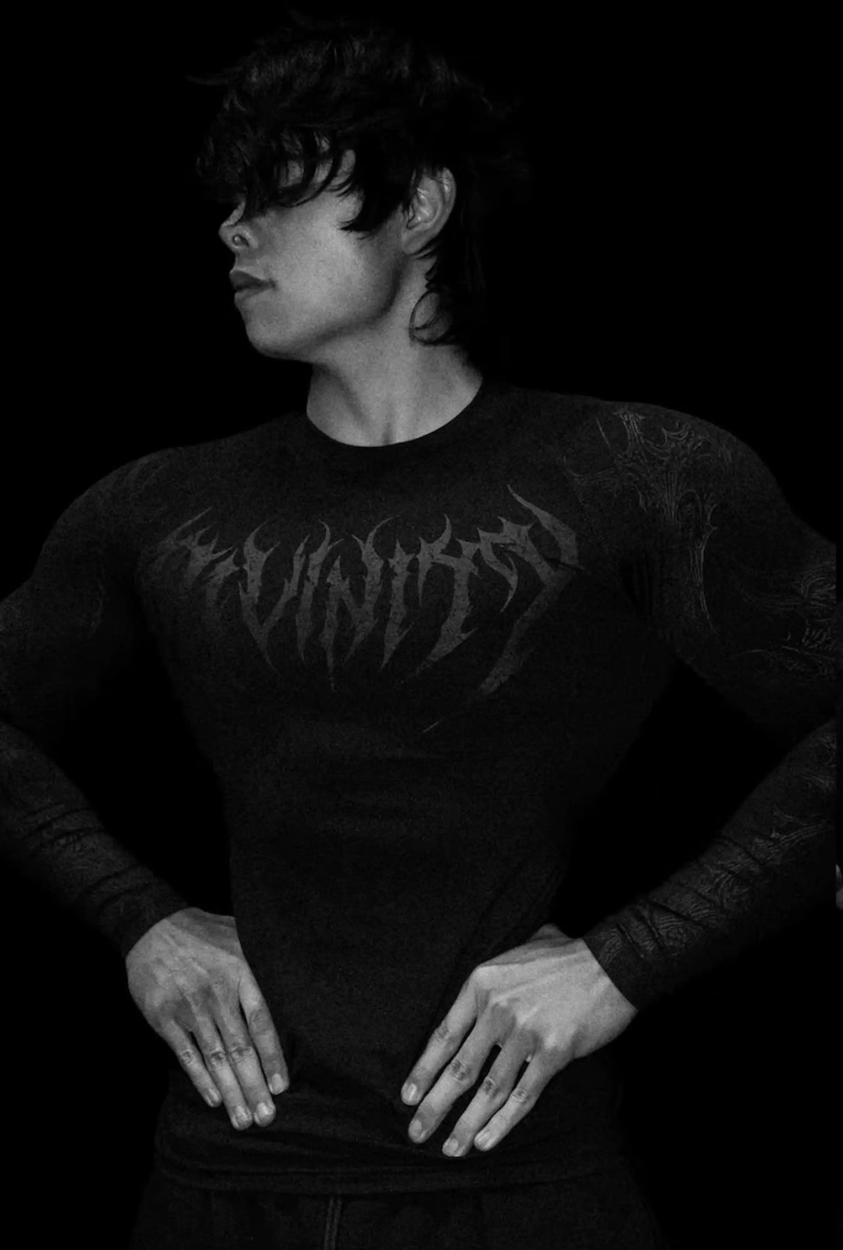 Breathe divinity manga larga full negra