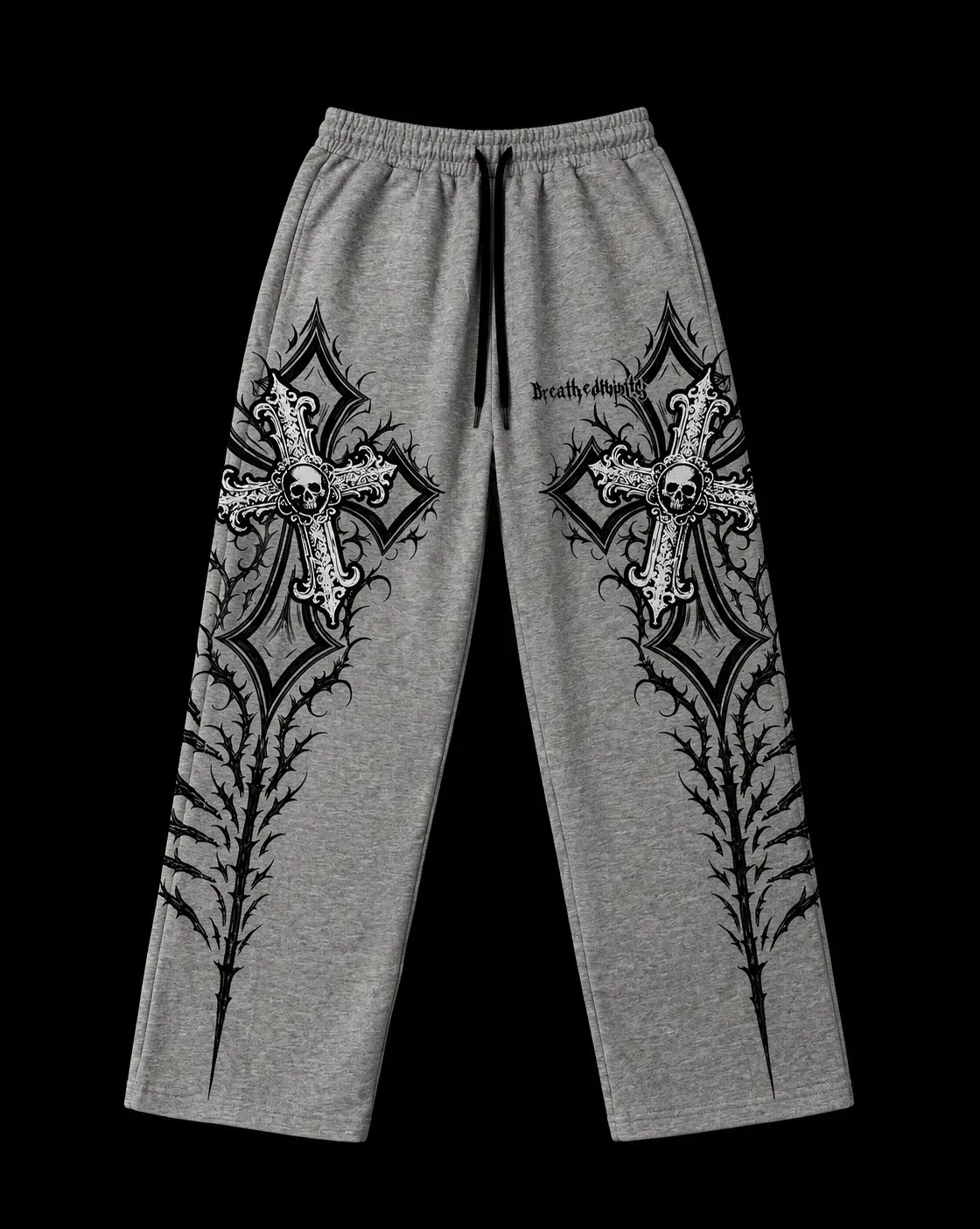 Buzo Gotico gris con negro